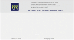 Desktop Screenshot of mlegalgroup.com